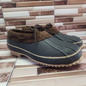 Pro Line Duck Shoes Womens 7 Leather Thinsulated Insulation Brown